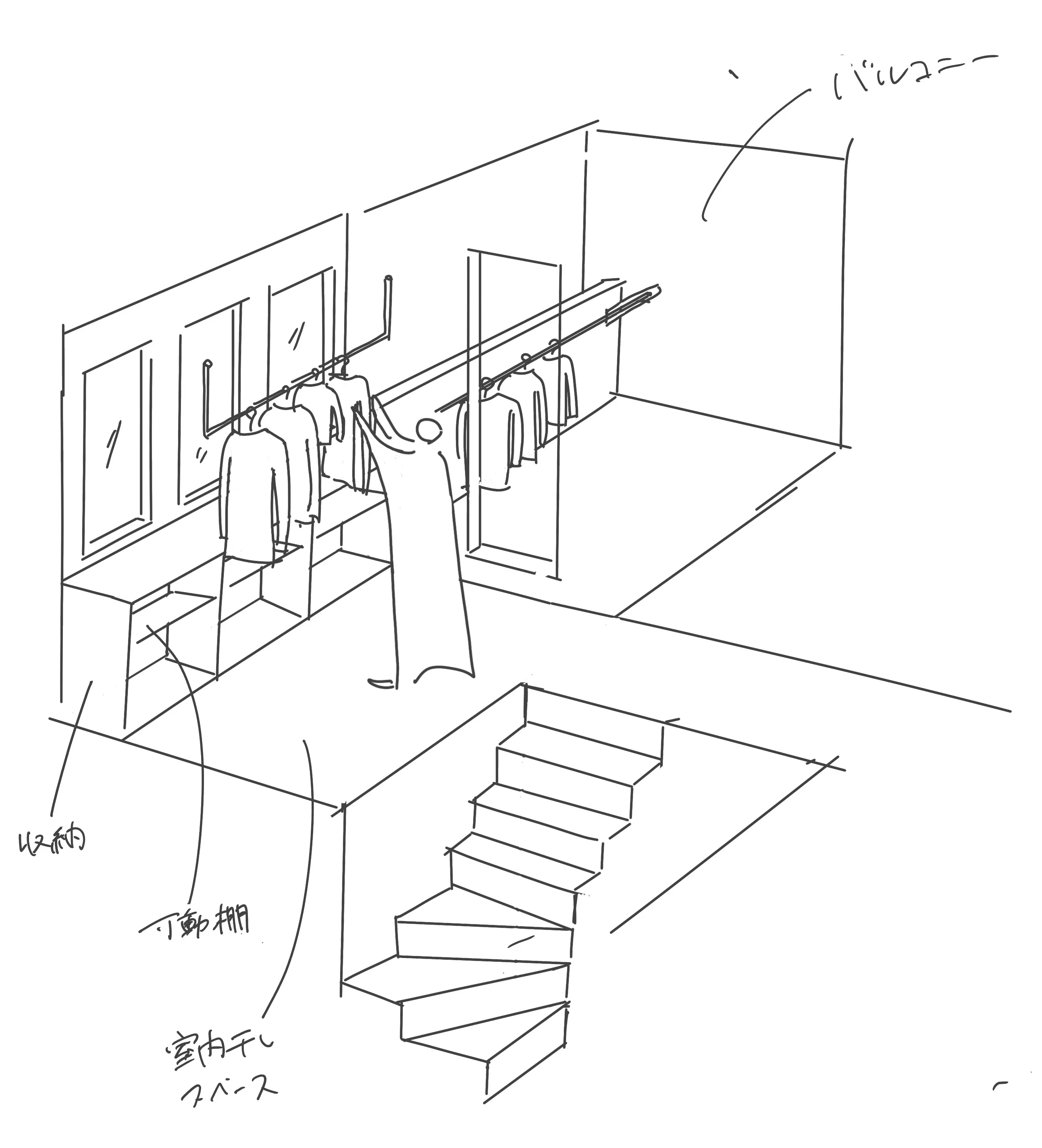 RAKUKAJI スケッチ